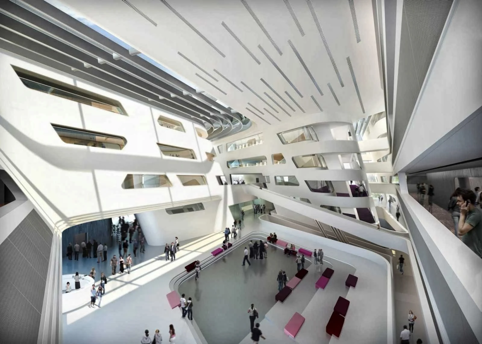 Library and Learning Center by Zaha Hadid Architects