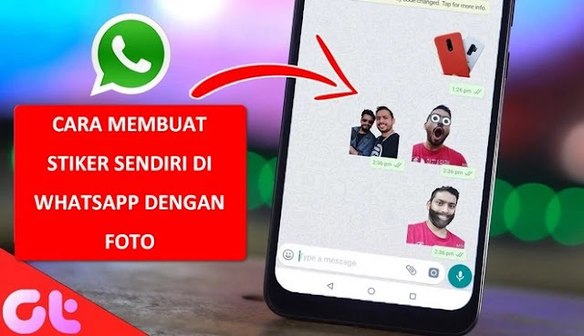 Cara Membuat Stiker  Sendiri di WhatsApp Menggunakan Foto 