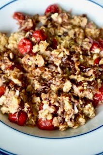 Chocolate Cherry Baked Oatmeal: Savory Sweet and Satisfying