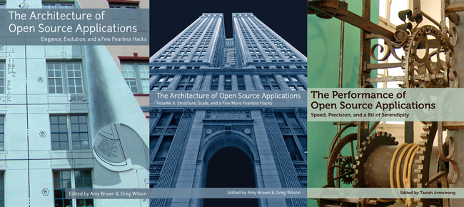 3 Books on The Architecture of Open Source Applications