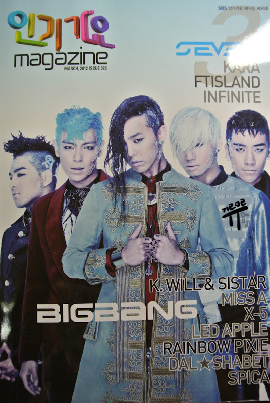 Big Bang Inkigayo Magazine