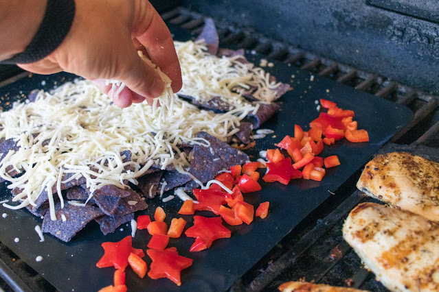 How to Make Red, White, and Blue Nachos on Your Grill!