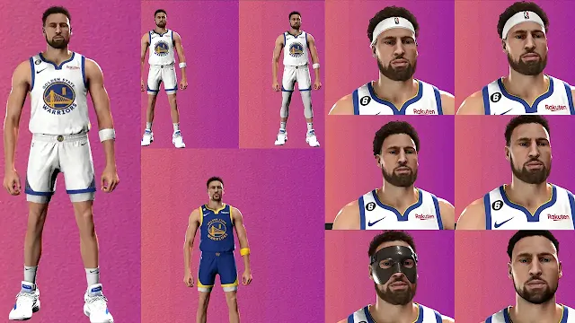 NBA 2K24 Klay Thompson Cyberface & Body Update (Multiple Hairstyles)