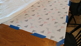 Rough Around the Edges equilateral triangle quilt by Slice of Pi Quilts