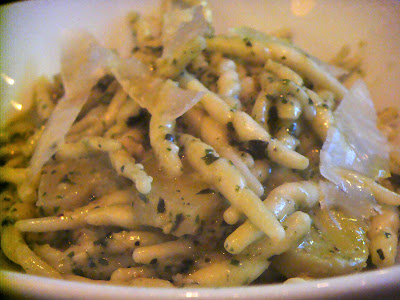 Trophie con pesto at Coppa, Boston, Mass.