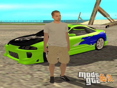 Skin Paul Walker - Brian O'conner