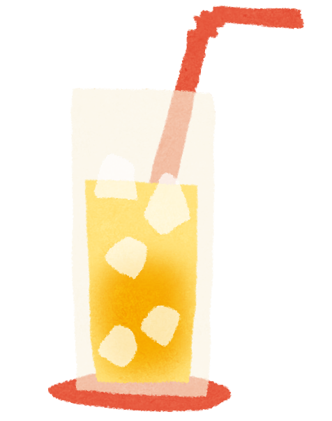 無料イラスト かわいいフリー素材集 りんごジュースのイラスト