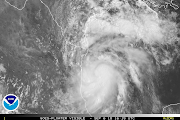 Tropical Storm Hermine formed suddenly overnight with an tropical wave that .
