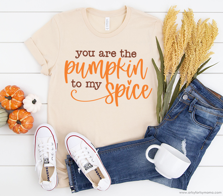 "You are the Pumpkin to My Spice" Shirt with Free SVG