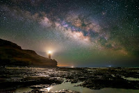 Lighthouse and stars - Photo by Evgeni Tcherkasski on Unsplash