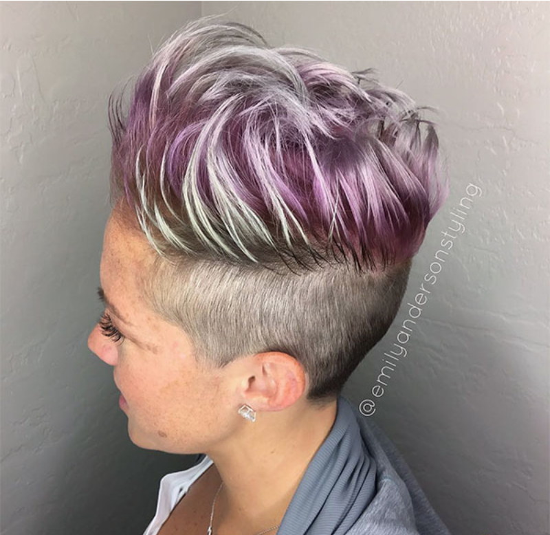 is purple a good color for hair?