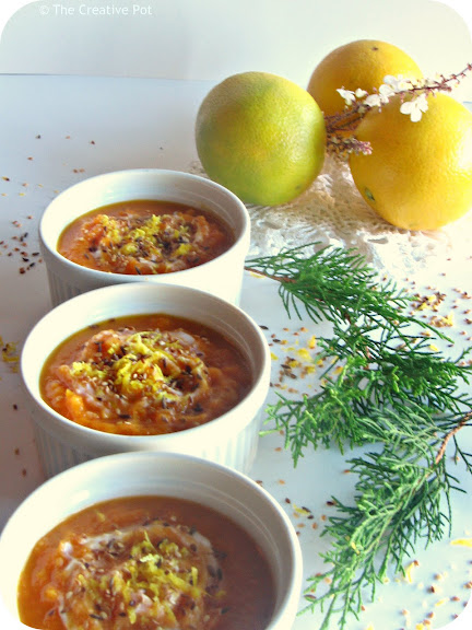 Citrus Burst Carrot and Butternut Soup