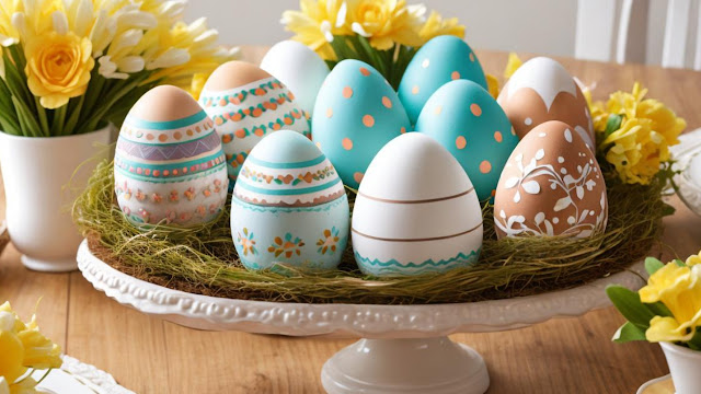 Easter, Eggs, Easter Decor, Easter DIY, Egg-cellent Centerpiece