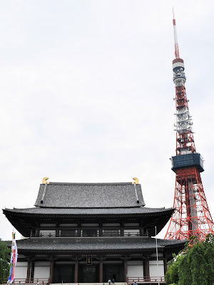 増上寺と東京タワー