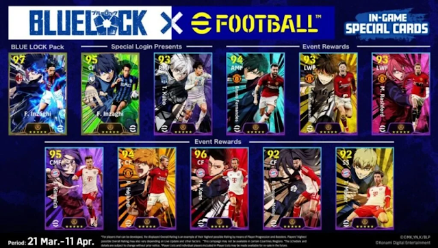 eFootball Collaboration with Japanese Anime Blue Lock