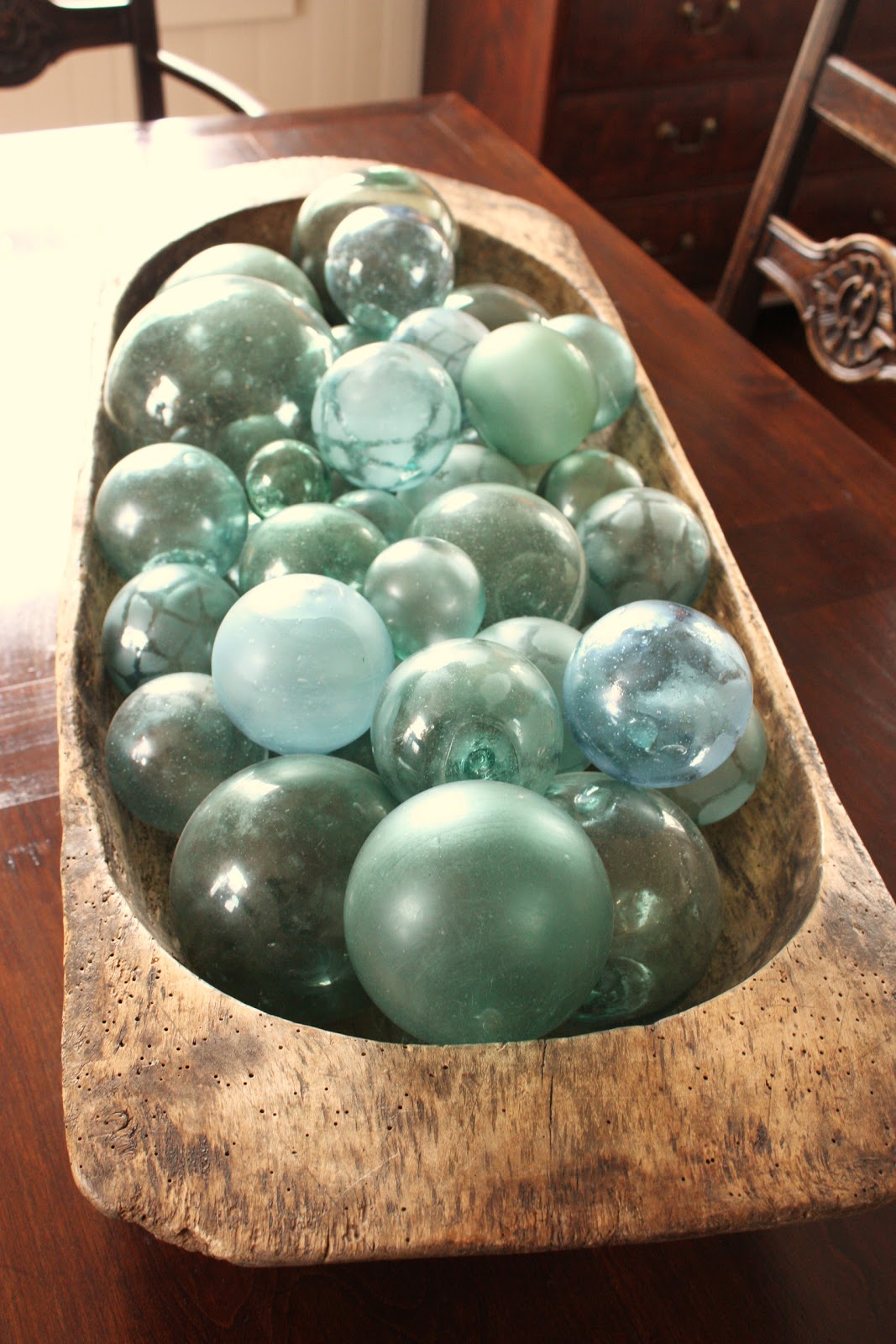 2.5 Japanese Glass Floats w/ Netting, Vintage Fishing Buoys From