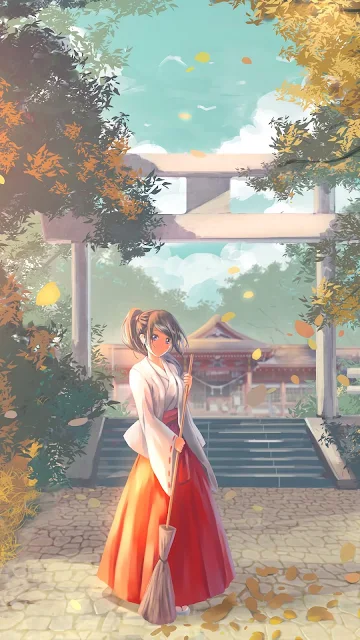 Papel de Parede Linda Paisagem Anime