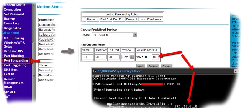 Port Forwarding