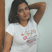 Actress Bhuvaneshwari - white t-shirt