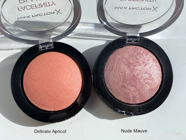 Max Factor Facefinity Blush 40 Delicate Apricot Nude Mauve Swatch Swatches Creme Puff Review