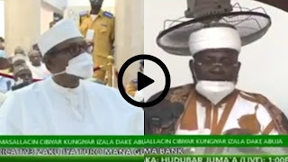  [BIdiyo] Mutane da Sun rude Da Kabbara Yayinda Sheikh Bala lau yagayawa Shugaba Buhari Wata Magana Cikin Khuduba