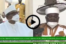  [BIdiyo] Mutane da Sun rude Da Kabbara Yayinda Sheikh Bala lau yagayawa Shugaba Buhari Wata Magana Cikin Khuduba