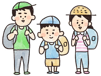 家族旅行のイラスト（半袖）