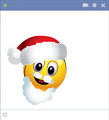 Facebook Emoticon Santa