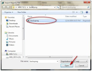 Cara backup dan restore registry windows 7