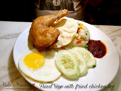 Paulin's Muchies - PappaRich at Westgate - Fried rice with fried chicken leg