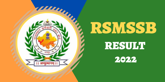 RSMSSB Gram Sevak Result 2022