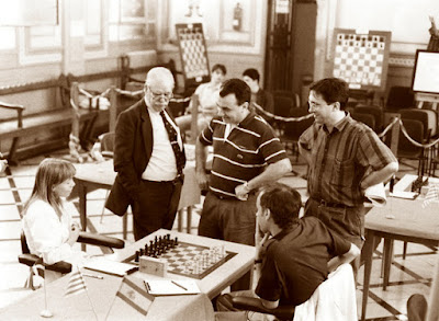 Local social del Club d’Escacs Vulcà en 1991
