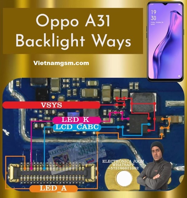 OPPO A31 Backlight Problem