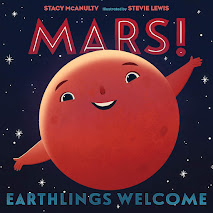 Book cover for "Mars! Earthlings Welcome"