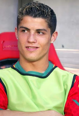 old picture showing a young cristiano