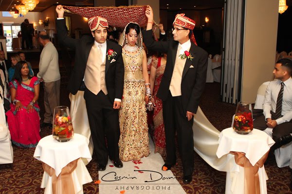 This greeting was original Both Neeru and Anil were lifted in the air by