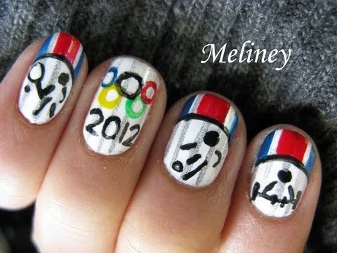 London Olympics 2012 Nail Art Designs