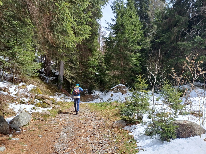 Sentiero Sat 332 verso rifugio Caldenave