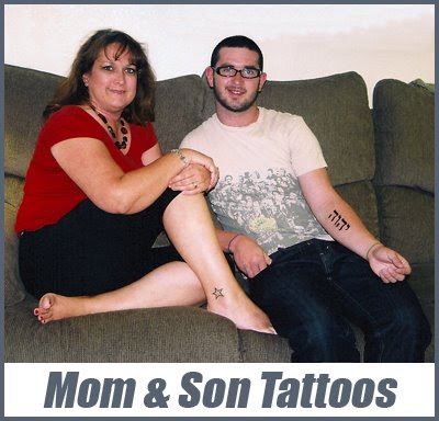 mother son tattoo