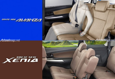 Headrest Tambahan dan Seatbelt Tambahan di Baris Dua