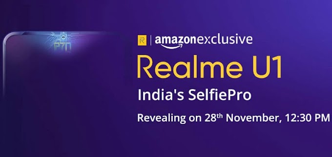 Realme U1 new selfie king India Launch Set for November 28 via Amazon, First to Sport MediaTek Helio P70