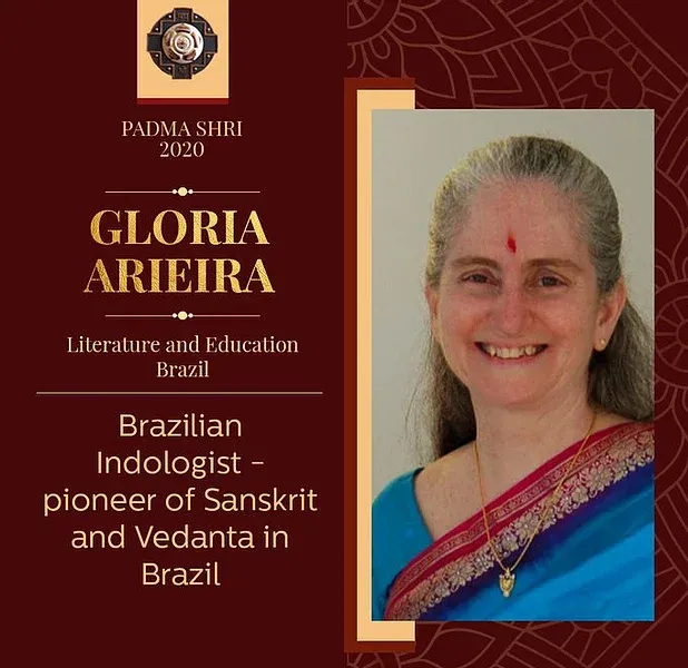 Gloria Arira receives Padma Shri award
