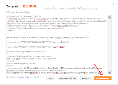 acc tutorial fanspage pada blog