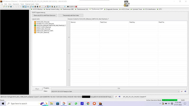 VXDIAG DTS Monaco Cannot Select D-PDU API Version 2