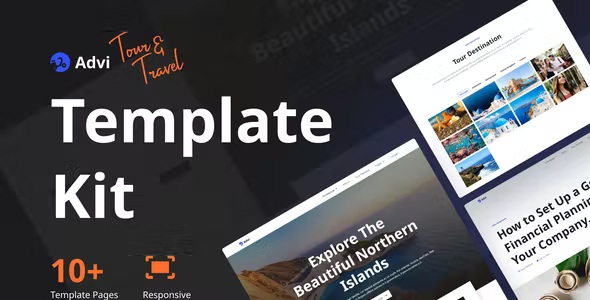 Best Creative Tour and Travel Elementor Pro Template Kit