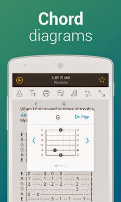 Tampilan Ultimate Guitar Tabs & Chords