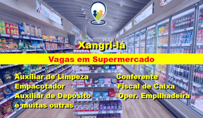 Central do Cidadão Xangri-lá anuncia vagas em diversas funções em Supermercado