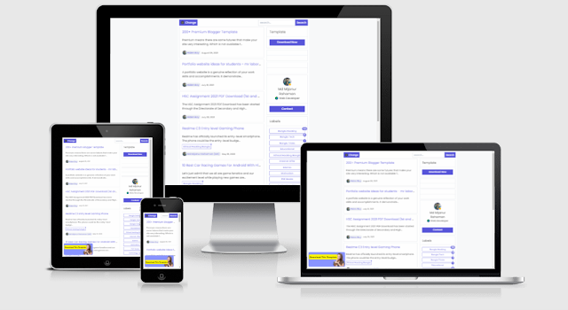 AMP Journal blogger template download