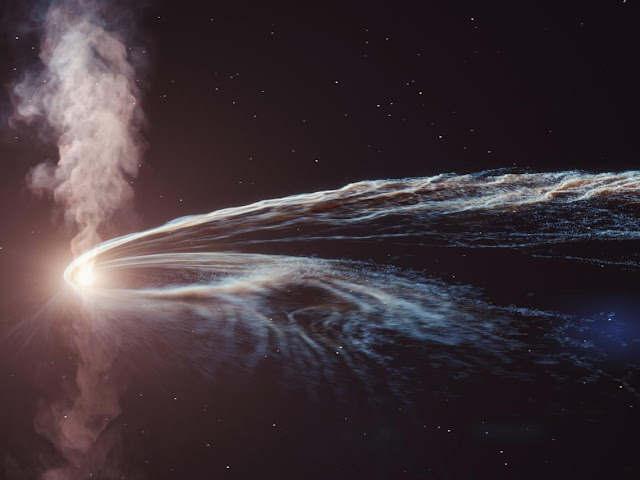 UNIVERSO: Detectan una 'partícula fantasma' procedente de una estrella destrozada por un agujero negro.