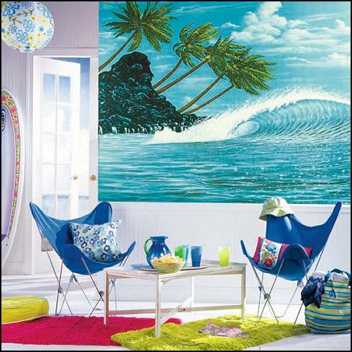 Ocean Themed Beach Theme Bedroom